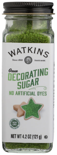 WATKINS: Green Decorating Sugar, 4.20 oz