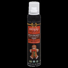 SIMPLY BEYOND: Spice Spray On Gingerbread, 3 oz