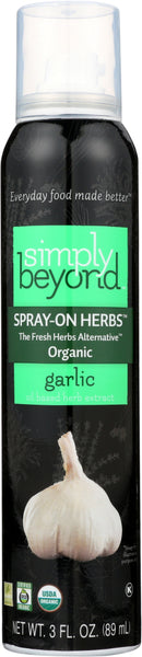 SIMPLY BEYOND: Herbs Spray On Garlic Organic, 3 oz