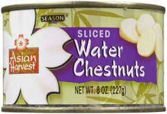 ASIAN HARVEST: Sliced Water Chestnuts, 8 oz