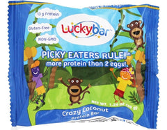LUCKYBAR: Protein Bar Crazy Coconut, 1.24 oz