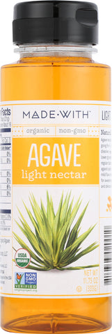 MADE WITH: Organic Agave Light Nectar, 11.75 oz