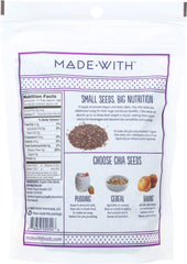 MADE WITH: Organic Chia Seeds Black, 12 oz