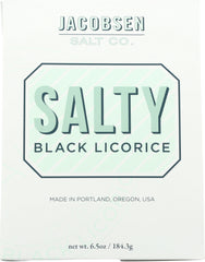 JACOBSEN SALT CO: Salty Black Licorice Candy, 6.5 oz