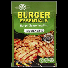 BURGER ESSENTIALS: Burger Seasoning Mix Tequila Lime, 1 oz