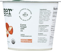 FORAGER: Organic Cashewgurt Coconut, 5.30 oz