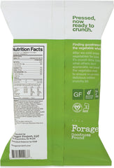FORAGER: Organic Chips Vegetable Wasabi Greens, 5 oz