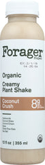 FORAGER: Organic Creamy Plant Shake Coconut Crush, 12 oz