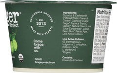 FORAGER: Organic Coconut Cashewgurt Lime, 4 oz