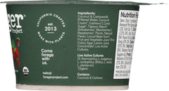 FORAGER: Organic Coconut Cashewgurt Berry, 4 oz