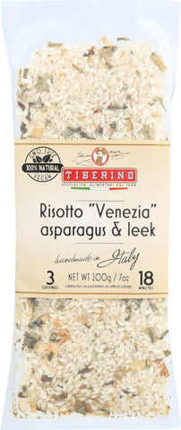 TIBERINO: Risotto with Asparagus and Leeks, 7 oz