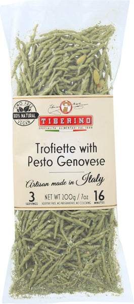 TIBERINO: Pasta Trofiette With Pesto Genovese, 7 oz