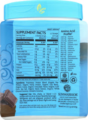 SUNWARRIOR: Chocolate Protein Powder, 375 gm