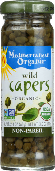 MEDITERRANEAN ORGANICS: Wild Capers Non-Pareil, 3.5 oz