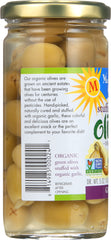 MEDITERRANEAN ORGANICS: Stuffed Green Olives Garlic Organic, 9 oz