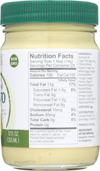 CHOSEN FOODS: 100% Pure Avocado Oil Mayo, 12 oz