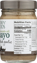 CHOSEN FOODS: Mayo Avocado Oil Black Garlic, 12 oz