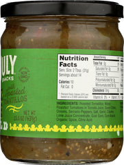 LATE JULY: Salsa Verde, 15.5 oz