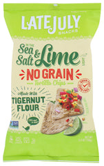 LATE JULY SNACKS: Sea Salt and Lime No Grain Tortilla Chips, 5.50 oz