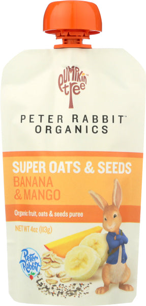 PETER RABBIT: Baby Food Banana Mango, 4 oz