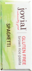 JOVIAL: Organic Brown Rice Pasta Spaghetti Gluten Free, 12 oz