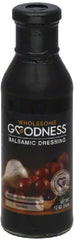 WHOLESOME GOODNESS: Dressing Balsamic Vinegar, 12 oz