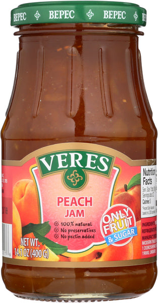 VERES: Jam Peach, 14.1 oz