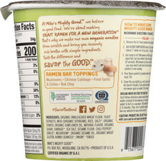 MIKES MIGHTY GOOD: Vegetarian Vegetable Ramen Noodle Soup, 1.9 oz