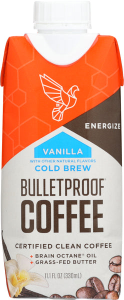 BULLETPROOF: Coffee Cold Brew Vanilla,11.1 fo