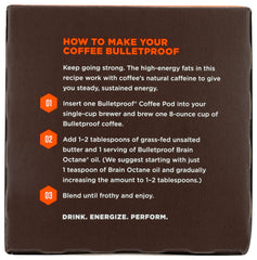 BULLETPROOF: The Original Medium Roast Coffee Pods, 3.80 oz