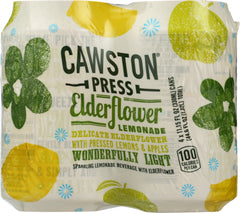 CAWSTON PRESS: Elderflower Sparkling Lemonade Pack of 4, 1320 ml