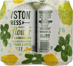 CAWSTON PRESS: Elderflower Sparkling Lemonade Pack of 4, 1320 ml