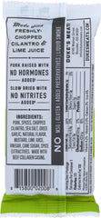 DUKES: SAUSAGE SHRTY CHRZO LIME (1.250 OZ)