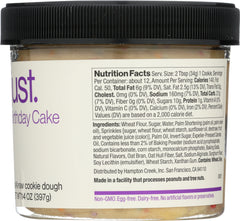 JUST COOKIE DOUGH: Cookie Dough Birthday Cake, 14oz