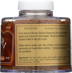 BORSARI: Seasoning Coffee Rub, 3.5 oz