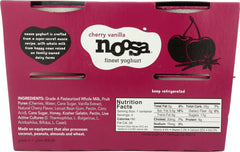 NOOSA YOGHURT: Cherry Vanilla Yoghurt 4 pack, 16 oz