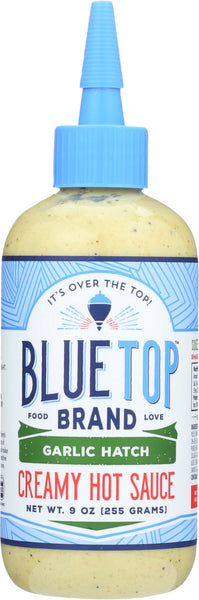 BLUE TOP BRAND: Creamy Hot Sauce Garlic Hatch, 9 oz