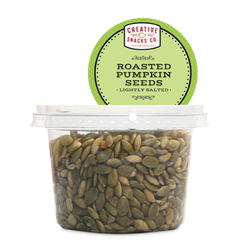 CREATIVE SNACK: Roasted Pumpkin Seeds Salted, 8 oz