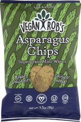 VEGANROBS: Supergrain Mini Waves Asparagus Chips, 3.5 oz