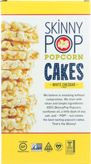 SKINNY POP: Popcorn Cake LG 3 Cheese, 4.7 oz