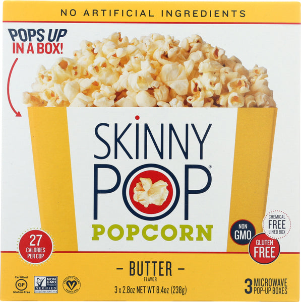 SKINNY POP: POPCORN BOWL BTTR MICRO 3 (8.400 OZ)