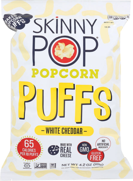 SKINNY POP: PUFFS WHITE CHEDDAR (4.200 OZ)