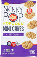 SKINNY POP: Mini Salted Caramel Rice Cake, 5 oz