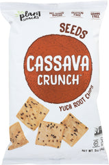 CASSAVA CRUNCH: Yuca Root Chips Seeds 5 Oz