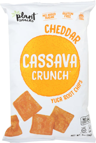 CASSAVA CRUNCH: Yuca Root Chips Cheddar 5 Oz