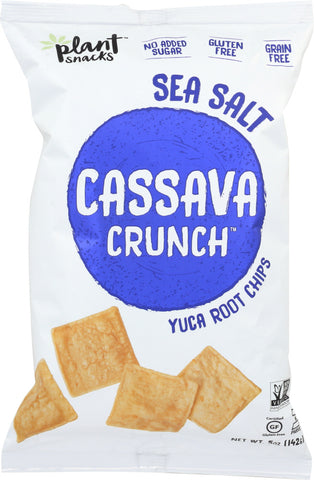 CASSAVA CRUNCH: Yuca Root Chips Sea Salt 5 Oz