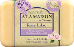 A LA MAISON: Rose Lilac Bar Soap, 8.8 oz