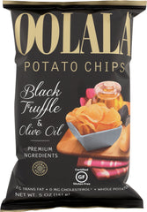 NATURAL NECTAR: Oolala Black Truffle Potato Chips, 5 oz