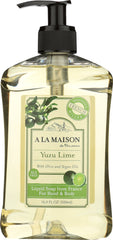 A LA MAISON: Yuzu Lime Liquid Soap, 16.9 fl oz