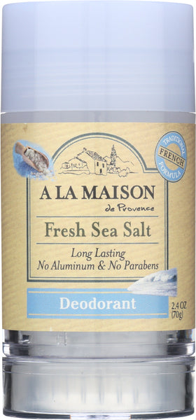 A LA MAISON: Deodorant Sea Salt Fresh, 2.4 oz